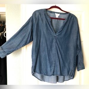 Lounge jean shirt ,Loft by AnnTaylor